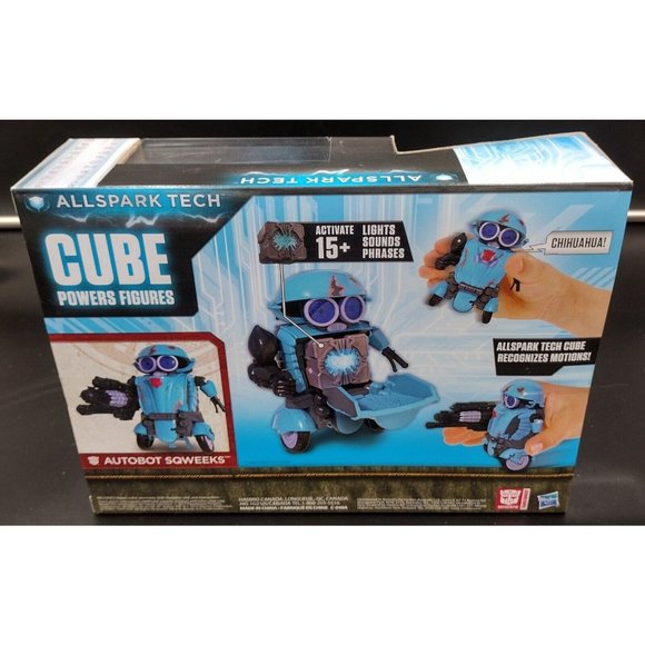 Hasbro Transformers Cube Powers Figures AllSpark Tech Autobot Sqweeks Starter - Picture 2 of 9